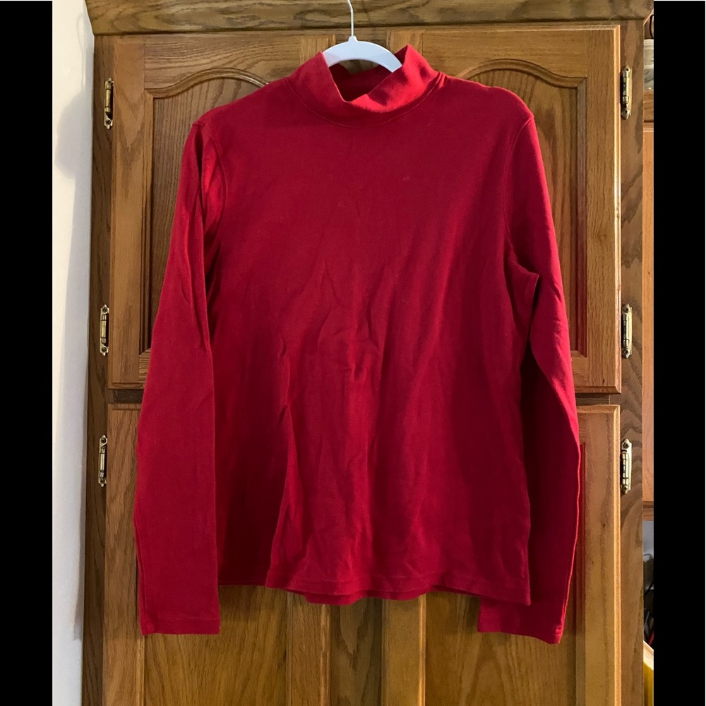 NWOT~ Brand new never worn. Red  high collar top